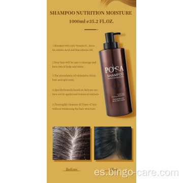 Champú botánico para el crecimiento del cabello